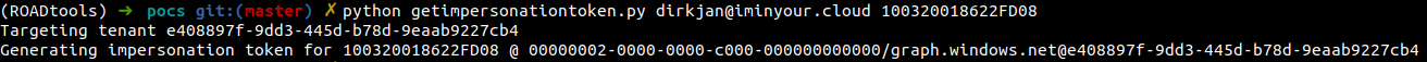 Craft impersonation token for Guest user