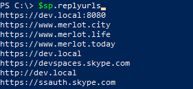 http dev.local reply URLs